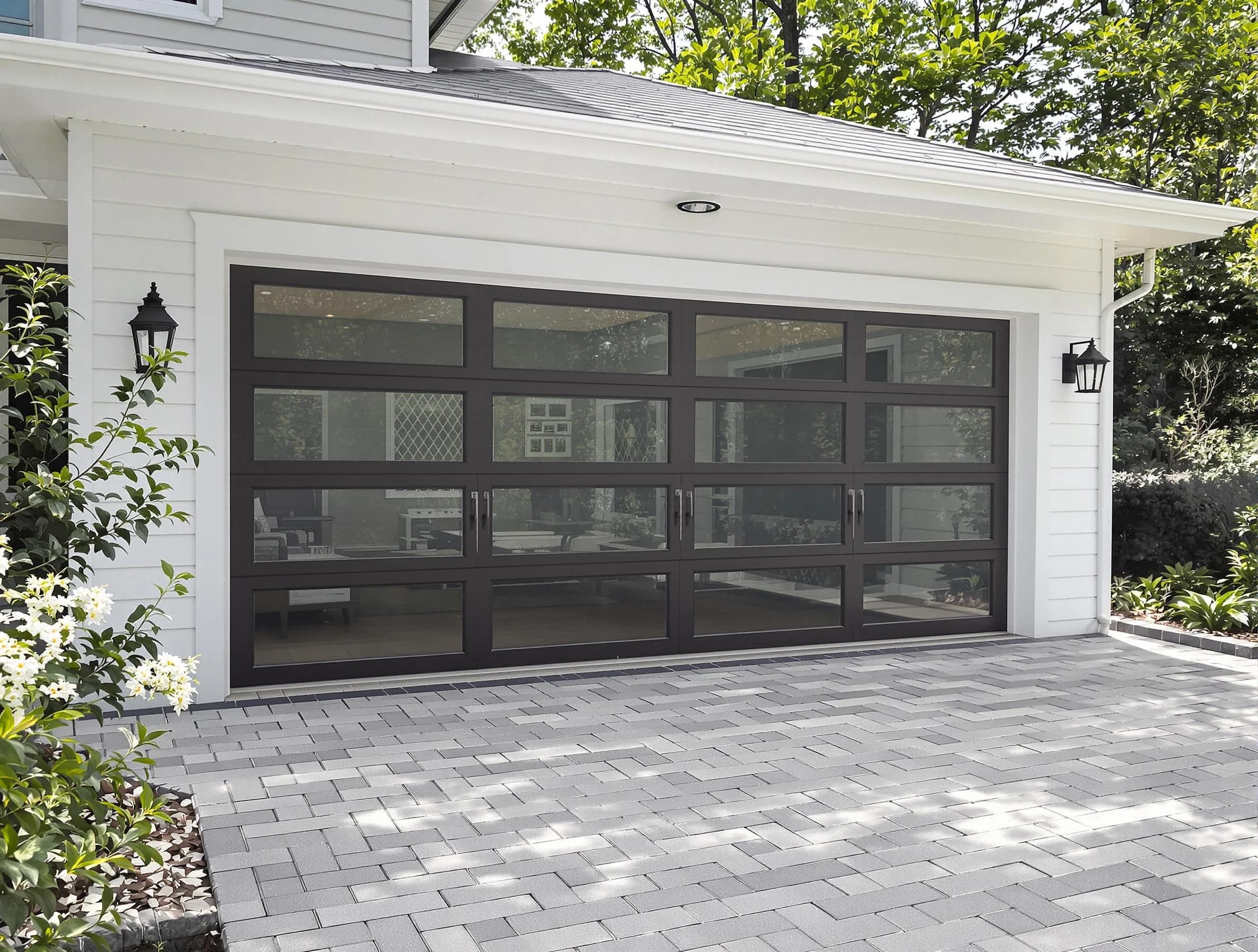 Argo Garage Door Repair design specialist presenting custom garage door options to Argo homeowner
