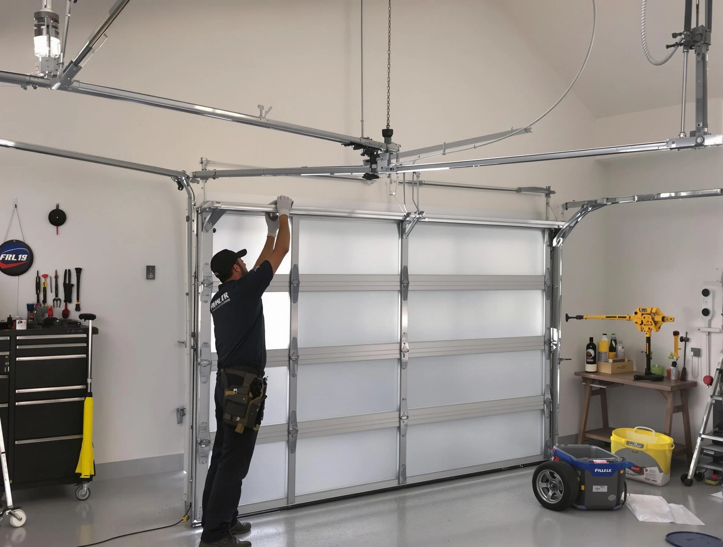 Argo Garage Door Repair certified team performing precision garage door installation in Argo