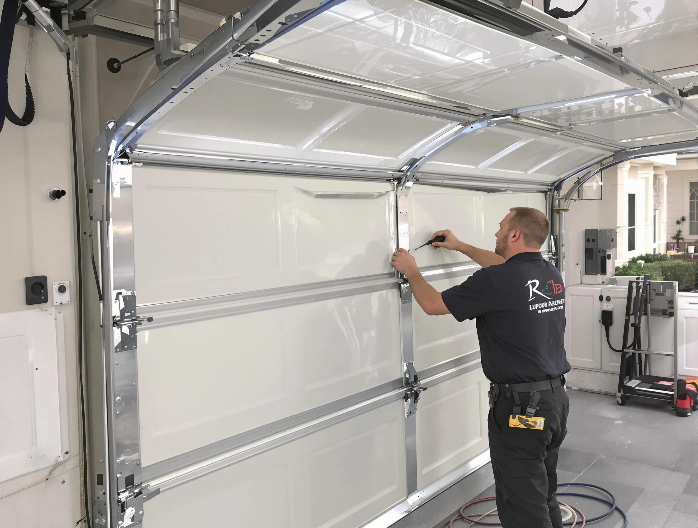 Argo Garage Door Repair professional performing panel repair in Argo
