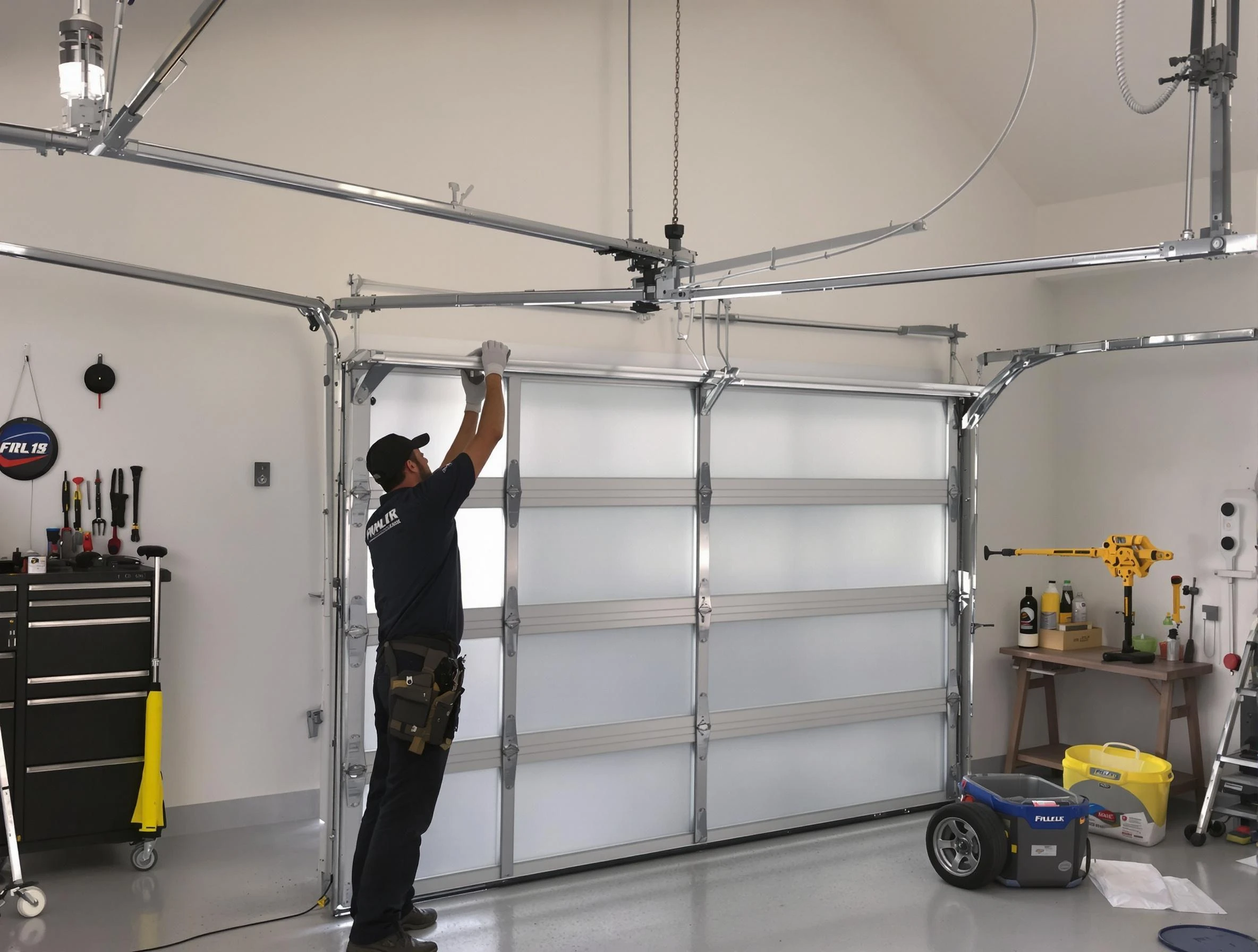 Argo Garage Door Repair certified team performing precision garage door installation in Argo