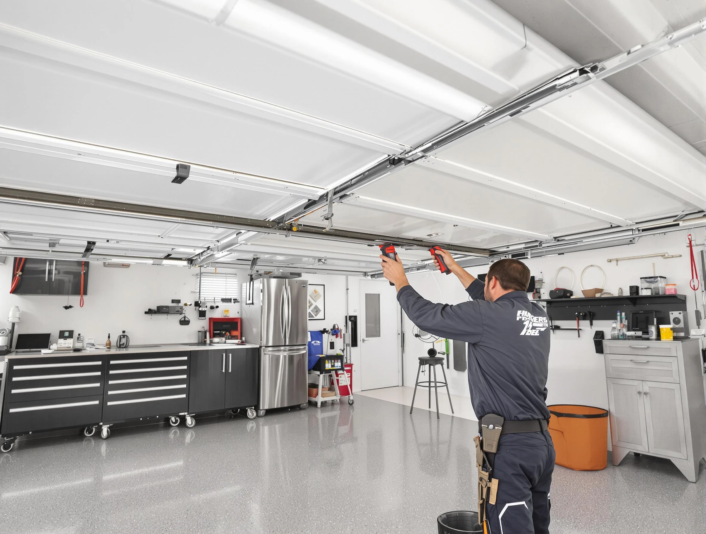 Overhead garage door repair service by Argo Garage Door Repair in Argo